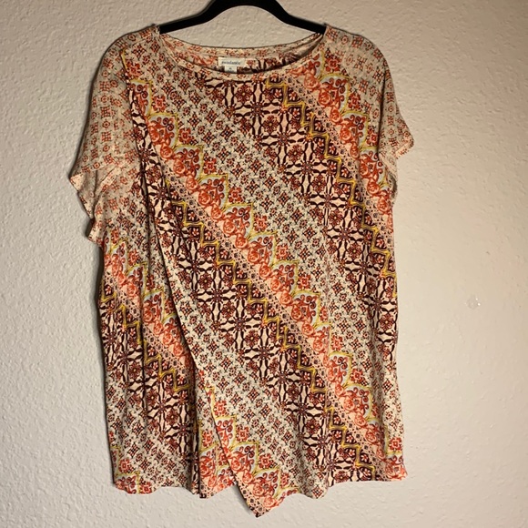 Sundance Tops - SUNDANCE women's bohemian top/blouse 100% linen retro style XL unique rare roomy